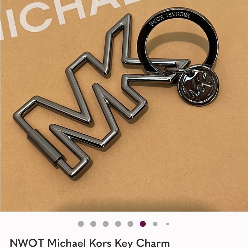 Michael Kors Metallic Key Charm